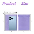 thumbnail image 2 of 4x8 inch Bubble Mailers 50Pcs Padded Envelopes Waterproof Sakura Pink Padded Mailers Self Seal Adhesive Bubble Envelopes for Shipping Jewelry Makeup Small Business, Purple, 2 of 6