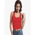 thumbnail image 2 of Women’s Sexy Sleeveless Crop Tops Scoop Neck Cropped Tank Top, 2 of 6