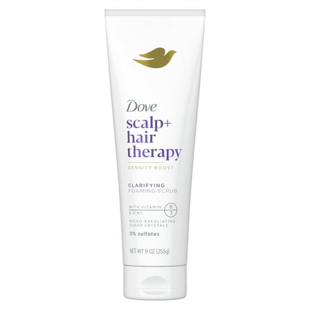 Dove Scalp   Hair Therapy Density Boost Clarifying Foaming Scalp Scrub, 9 oz