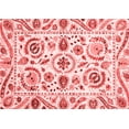 thumbnail image 1 of Ahgly Company Machine Washable Indoor Rectangle Abstract Red Modern Area Rugs, 7' x 9', 1 of 4