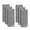 Gray 6pcs, variant on Microfiber Mop Pad 13 x 4.7 Inch Washable Reusable Replacement Cloth Multipurpose Cleaning Mat For Hardwood Tile Floor