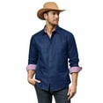 thumbnail image 4 of sogami Men's Denim Shirts Long Sleeve Casual Button Down Shirt with Pocket, 4 of 7