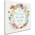 thumbnail image 2 of Trademark Fine Art "Rainbow Seeds Wreath I" Canvas Art by Lisa Audit, 2 of 2