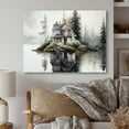 thumbnail image 2 of Designart Cottage On The Lake IV Canvas Wall Art, 2 of 5
