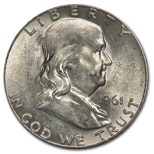 - 1961 Franklin Half Dollar BU