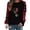 Red, variant on Tbopshirt Womens Hoodless Sweatshirts,Plus Size Essential Crewneck Sweatshirts Long Sleeve Plaid Christmas Print Splicing Round Neck Pullover T-Shirt Tops