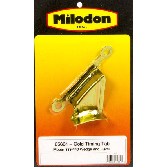 Milodon 65661 MLD65661 BB MOPAR GOLD TIMING TAB