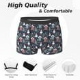 thumbnail image 2 of Men's Boxer Briefs, Christmas Village Soft Comfy Mens Underwear Boxer Briefs Breathable With Widen Waist, 2 of 7