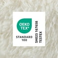 thumbnail image 6 of TOWN & COUNTRY LUXE CuddleTown Fuzzy Solid Donut Pet Bed, Soft, Cozy & Calming, Water Repellent, Non-Slip Bottom, 100% Machine Washable, Cream, Small 24"x24"x7" Round, 6 of 6