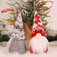 thumbnail image 6 of 4PCS Christmas Gnomes Ornaments, Swedish Handmade Plush Gnomes Santa Elf Table Ornaments, Hanging Christmas Tree Decorations Home Decor, 6 of 6