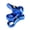 Blue, variant on Diving 1 inch Ball Clamp Anti-Drop Tripod for Butterfly Clip Mount for Camera Underwater Light Torch Bracket