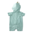 thumbnail image 3 of Pañalero de Algodón con Gorro Bordado Kiss Unicornio Verde Baby Kisses Pañalero1219, 3 of 4