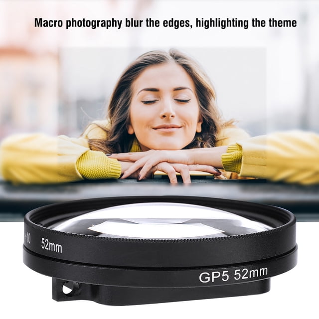 Filtro De Primer Plano, Lentes Firmes Y Resistentes Para La Cámara De Acción GoPro Hero 6/5 ANGGREK Lenses