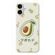 thumbnail image 1 of For iPhone 17 Case Avocados Pattern Printing Straight Edge TPU Phone Back Cover -, 1 of 5