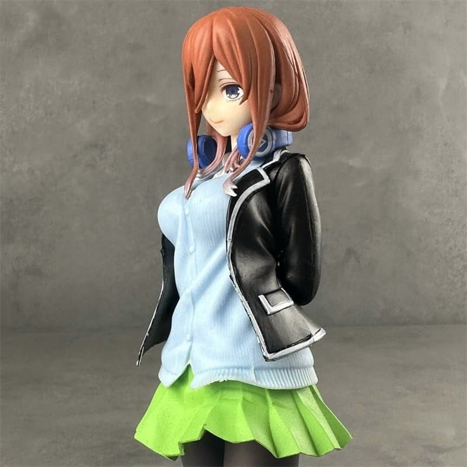 Newly Nakano Figure Standing Uniform Headset Nakano Action Figure 21cm/8.3inchPVC Handmade Anime Statue Model Decoration Gifts