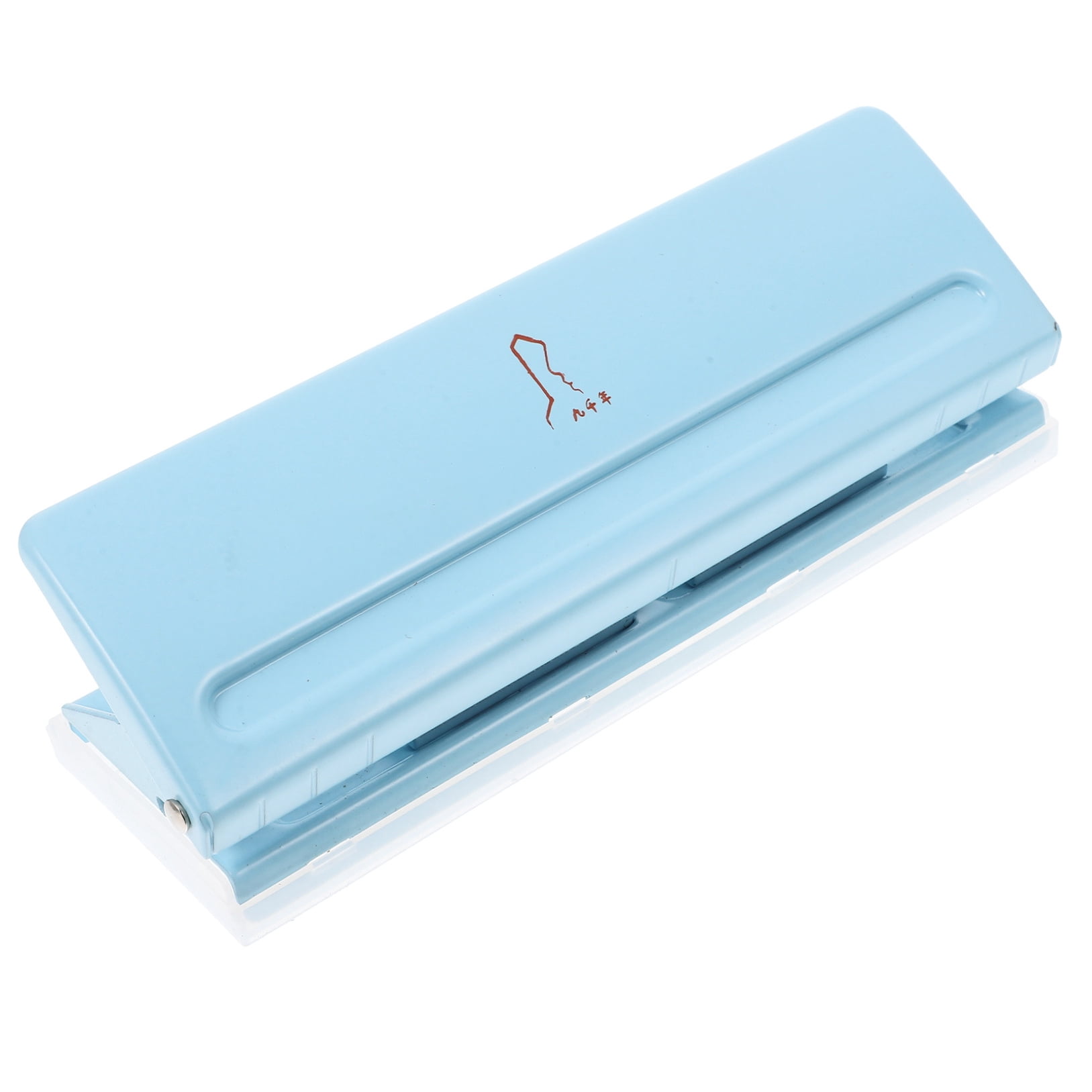 Raindrops Manual Metal Hole Punch for Office Use, Compact Design with Material, Easy to Carry