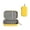 Yellow #010, variant on Double Glasses Case Hard Shell Glasses Storage Box Eyewear Holder Travel Sunglasses Organizer with Adjustable Slot