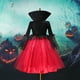 thumbnail image 5 of Disfraz de fantasma para niñas, ropa de bruja mágica, disfraz de Terror, vampiro, murciélago, fiesta de carnaval, Halloween, 2-10T, 5 of 5