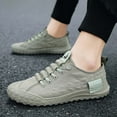 thumbnail image 6 of 2025 Clearance under $5 asdoklhq Casual Shoes for Men Under $25,Men's Umbrella Cloth Baotou Ice Silk Casual Shoes Canvas Sneakers, 6 of 9