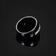 thumbnail image 5 of Anillo de cerámica en blanco y negro transparente romántico de lujo, joyería para mujer, accesorios, anillo de joyería de moda con cristal brillante, 7, blanco, 5 of 5