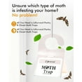 thumbnail image 3 of Pantry Moth Traps - Extra Strength Hanging Clothes Clothing Moth Traps with Pheromone for House Pantry Indoor Closets - 20 Pack, 3 of 3
