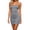 Gray, variant on Full Slips for Women Under Dresses Sleeveless Adjustable Spaghetti Straps Mini Cami Dress (Army Green,XXL)