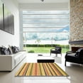 thumbnail image 6 of Ahgly Company Indoor Round Abstract Light Brown Abstract Area Rugs, 6' Round, 6 of 6