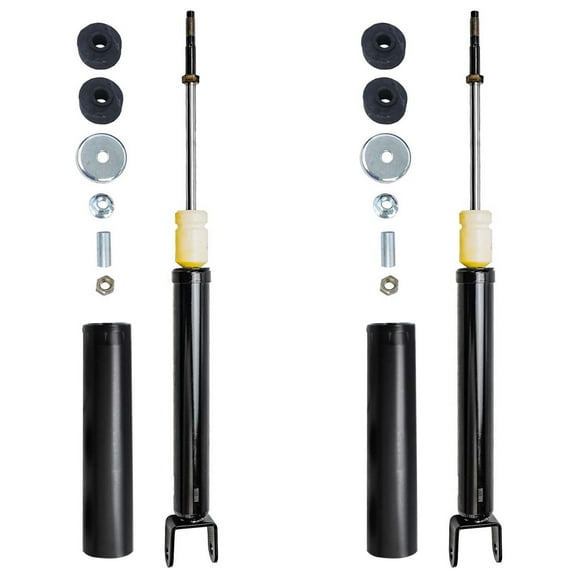 Detroit Axle - 2 Rear Shock Absorbers for 2010-2019 Ford Taurus, 2009-2012 Lincoln MKS, Rear Replacement Shocks Assembly Pair Set
