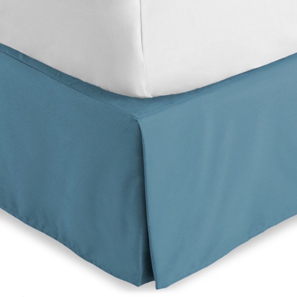 Bare Home Bed Skirt Double Brushed Premium Microfiber, 15Inch Tailored