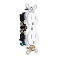 thumbnail image 2 of Contacto Dúplex Leviton 125V 15A Blanco, 2 of 3