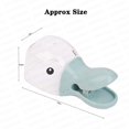 thumbnail image 5 of 1pcs Cute Duck Head Rice Measuring Cup Pet Food Scoop Spoon Bag Duckbill Clip Sealing Clamp (Blue), 5 of 10