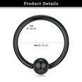 thumbnail image 5 of LAURITAMI 28Pcs 20G Nose Rings Hoops L Shaped Surgical Stainless Steel Nose Piercings Jewelry, 5 of 5