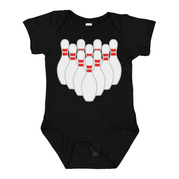 Inktastic Ten Pins for Bowling Boys or Girls Baby Bodysuit