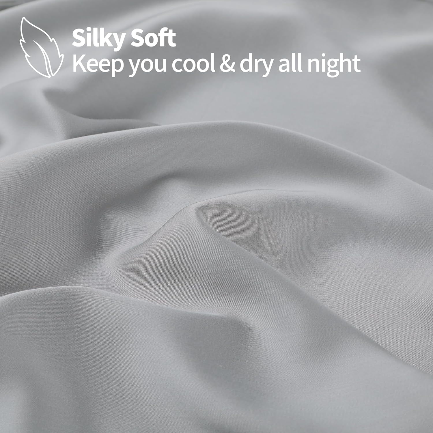 otnbgsr Bamboo Viscose Sheet Set Queen 2026 Upgrade 400 Thread Count Cooling Bed Sheets 16 Inch Deep Pocket Soft Breathable 4 Piece Set Navy Blue