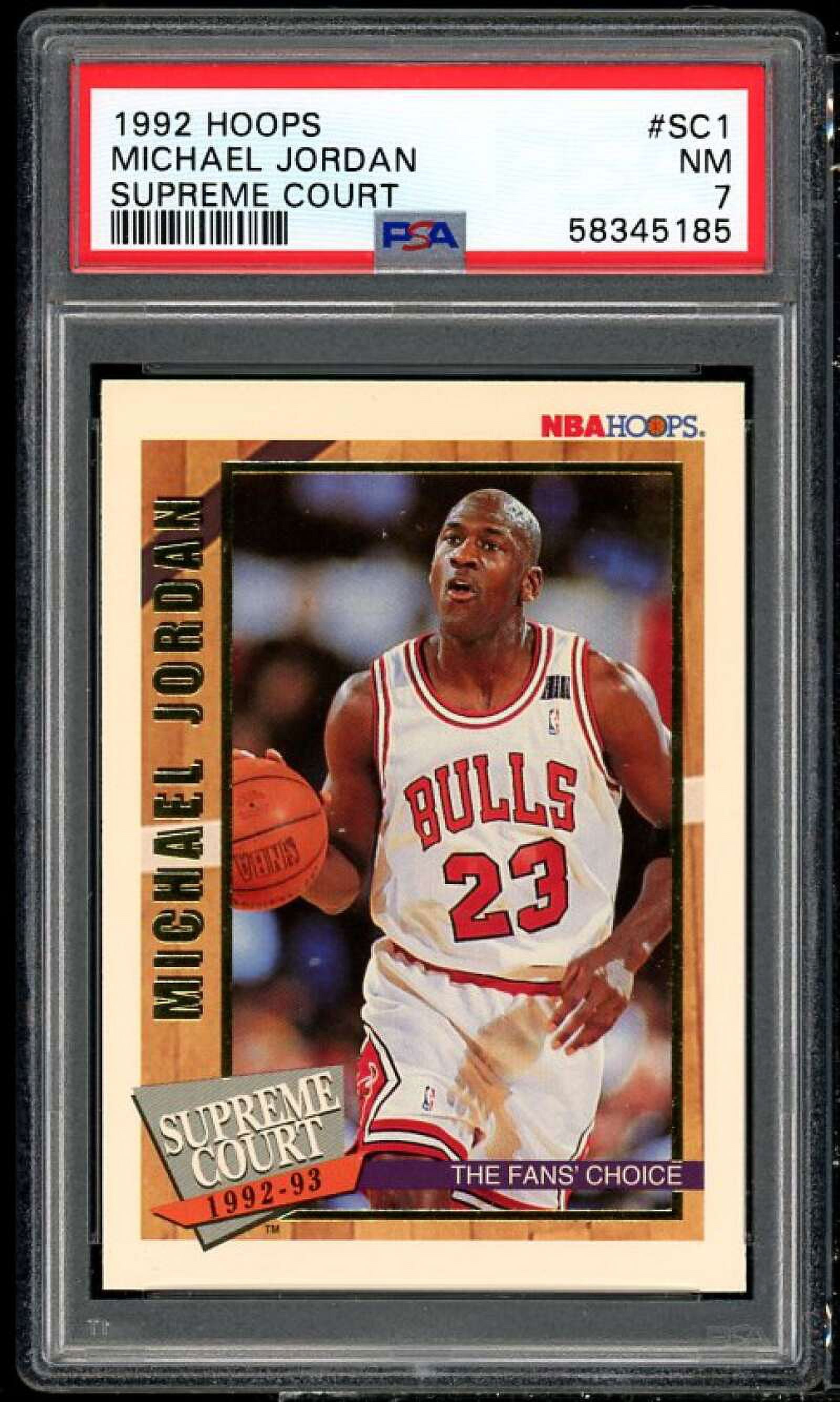 Michael Jordan Card 1990-91 Hoops All-Star Panels Perforated