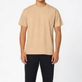 thumbnail image 5 of Gealkoca Men's Summer Casual Short Sleeve Solid Color Round Neck Thin Pullover Shirt Lightweight T-Shirt Breathable Basic Loose Tees Soft Tee for Men, 5 of 6