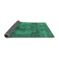 thumbnail image 2 of Ahgly Company Indoor Rectangle Oriental Turquoise Blue Industrial Area Rugs, 4' x 6', 2 of 4