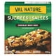 Barres granola tendres Sucrées et salées Chocolat noir et noix de Val Nature 5 barres x 35 g, 175 g – image 3 sur 9
