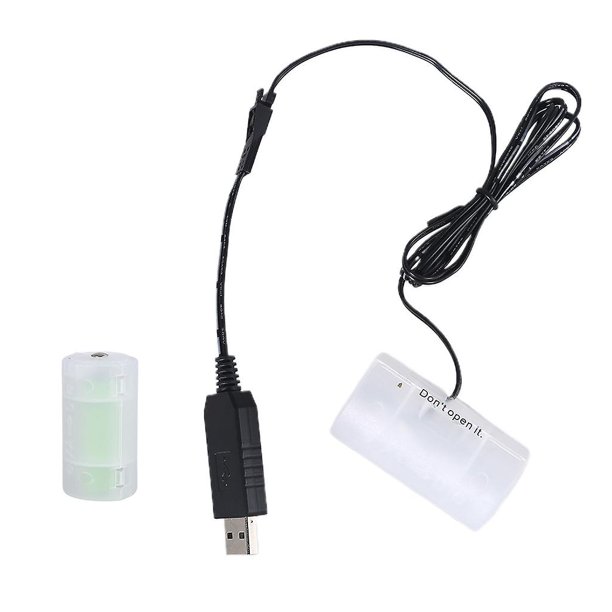Convertidor de batería D a eléctrico Convierta cualquier dispositivo de batería D en USB eléctrico