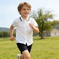 thumbnail image 2 of Big T-Shirts For Boys Short Sleeve Casual Comfortable Kids Breathable Blend For Outdoor Play And Daily Wear Basic Tees Size 15-16T, 2 of 6