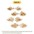 thumbnail image 4 of 4 Pack Vintage Sweater Clips Cape Cloak Clasp Cardigan Clips for Women(Rose Gold), 4 of 6