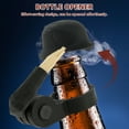 thumbnail image 6 of Grusce Soldier Salute Beer Bottle Helmet, Dustproof Beer Bottle Protectors Cap, Bottle Caps for BBQ Party Bar, Gifts for Veterans, Active Duty Soldiers, Patriotic Beer Lovers, 6 of 11