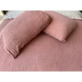 thumbnail image 2 of Soft 100% Turkish Cotton Muslin Bed Shams, Brick, 20 x 35 inches, King Size 2 Pieces Shams, 2 of 4