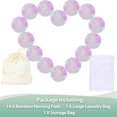 thumbnail image 2 of Wegreeco Nursing Pads (14 Pack) + Laundry Bag & Travel Storage Bag, 4.7 inch - Washable & Reusable Breastfeeding Nursing Pads (Dreamy, Large), 2 of 6