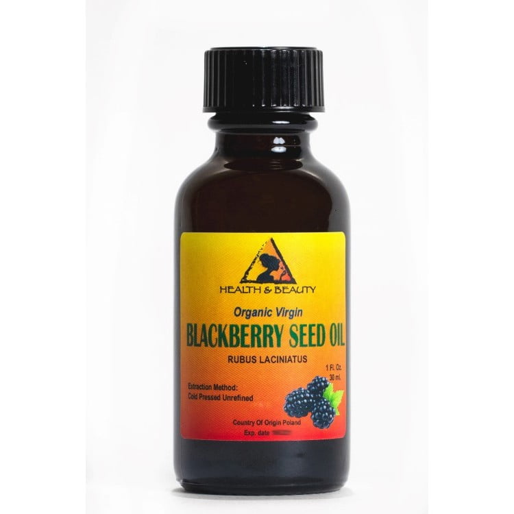 BLACKBERRY SEED OIL UNREFINED ORGANIC VIRGIN COLD PRESSED RAW PREMIUM