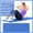Blue, variant on Large Non Yoga Mats 4mm Thick - 68"x23" Monochrome Fitness Mat for Women & Men, Extra Long Exercise Mat with Carrying Strap for Home Gym, Pilates, Workout