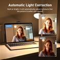 thumbnail image 5 of Vizolink 4K Webcam with 4 Noise-canceling, Privacy Cover and Tripod for PC, Laptop, Mac, Autofocus, 85° FOV, Auto Light Correction, USB Web Cam, Conference Streaming Gaming, 5 of 8