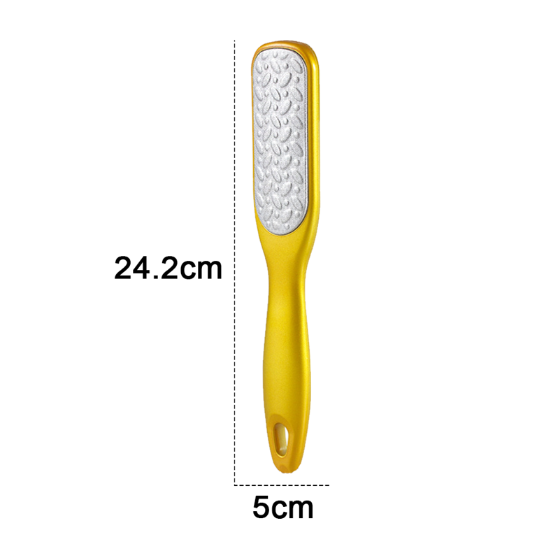 ZenToes Foot File Callus Remover for Feet Removes Dead Skin Stainless Steel  Metal Pedicure Shaver Foot Rasp with Non-Slip Silicone Handle