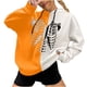thumbnail image 2 of Puntoco, jersey de otoño e invierno para mujer, con capucha, estilo Punk oscuro, estampado, manga larga, fino, suelto, informal, abrigo con cuello Puntoco Puntoco-7067, 2 of 5