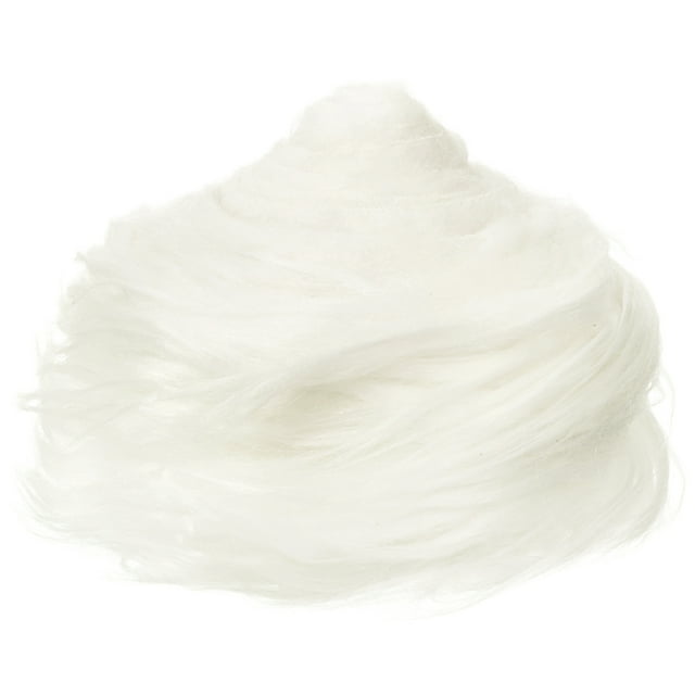 Unique Bargains Plush Faux Fur Fabric Precut Strips, 59' x 2' Fluffy Faux Fur Ribbon, White